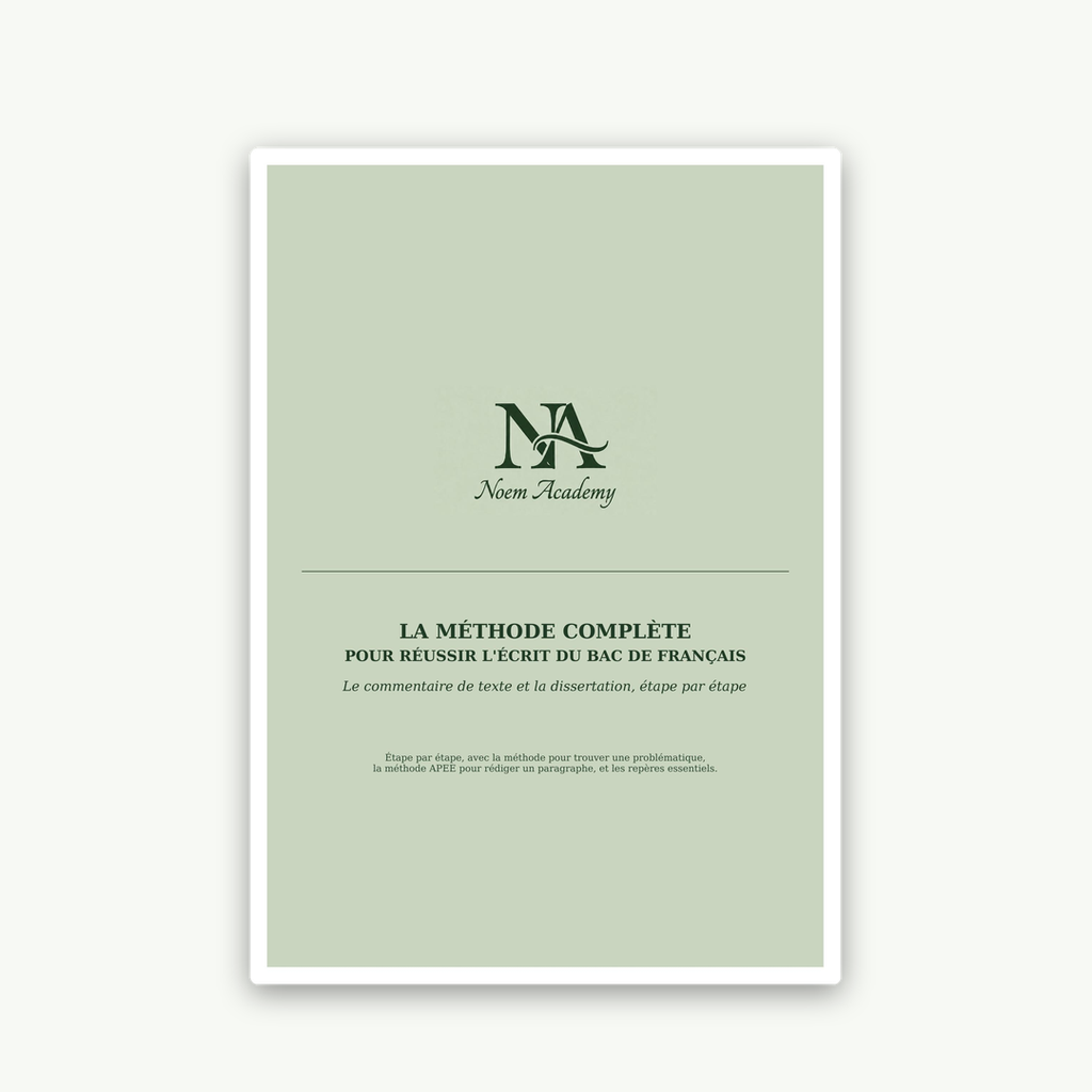 Guide méthodo complet – Écrit du bac de français