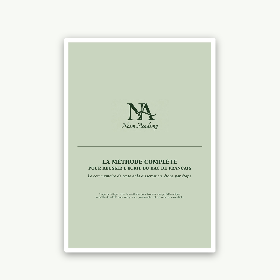 Guide méthodo complet – Écrit du bac de français