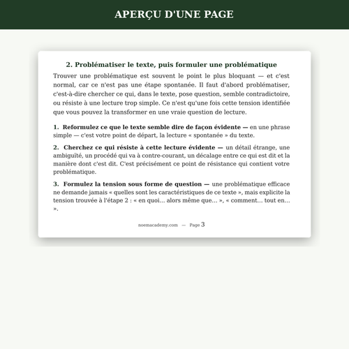 Guide méthodo complet – Écrit du bac de français